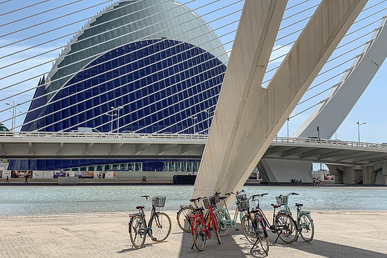Un alquiler de patinete para 2 en Tourpoint en Valencia