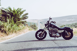 Una ruta en Harley por los pueblos Blancos o Costa de la Luz para 2 en Cádiz en Harley en Chiclana de la Frontera (Cádiz)