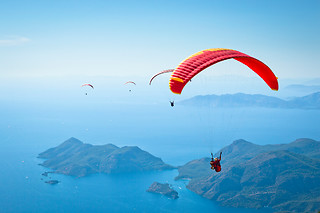 Vuelo en parapente