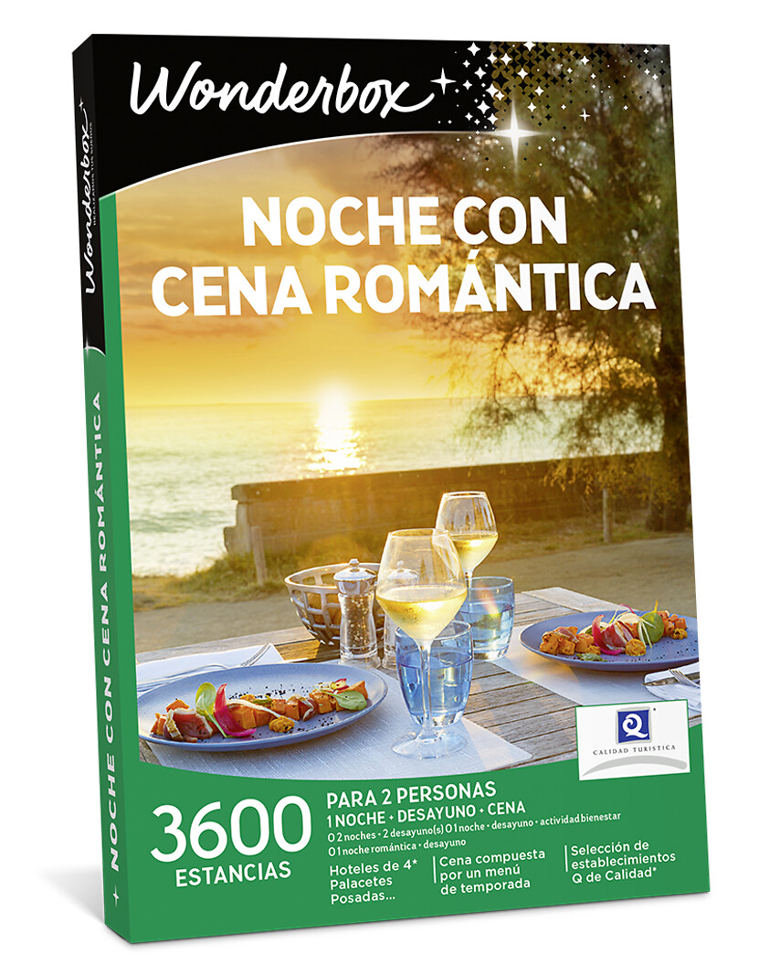 Noche con cena romántica
