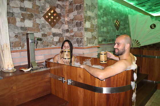 Un acceso a espacio bienestar para 1 en Beer Spa Salou en Salou (Tarragona)