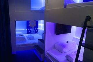 Una noche para un grupo en Modular Rooms - Módulos en Madrid