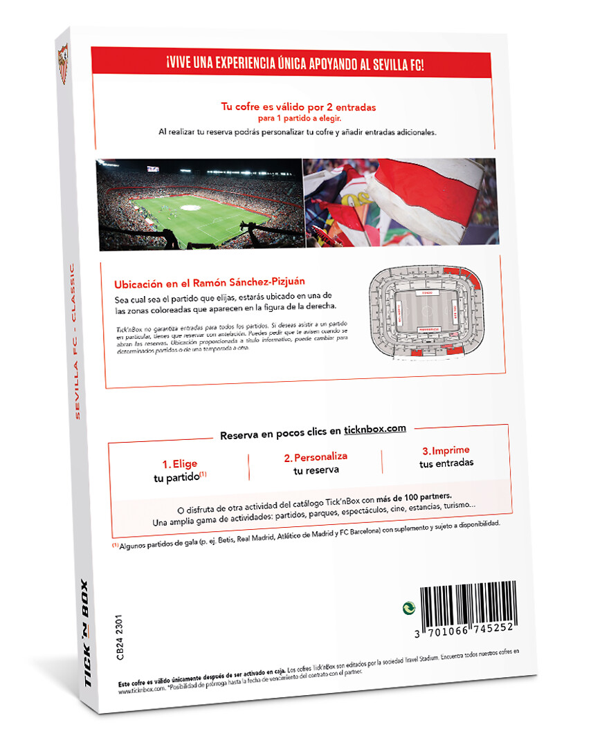Especial Comunión: Sevilla FC - 2 entradas
