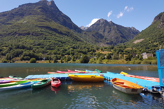 Paseo en kayak en Eriste (Huesca)
