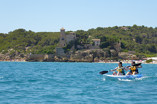 Kayak en Tamarit (Tarragona)