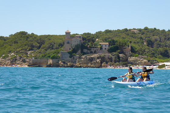 Kayak en Tamarit (Tarragona)