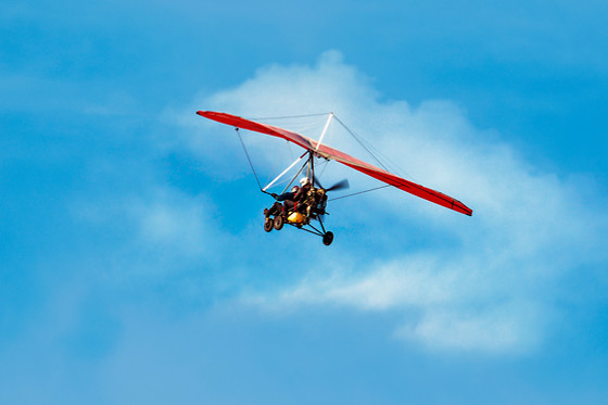 Vuelo en ultraligero en Das (Girona)