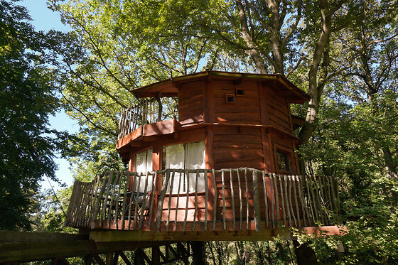 Dos noches en cabaña para 2 en La Cabaña del árbol del Vilaró en Vidrá (Girona)