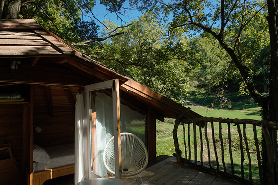 Dos noches en cabaña para 2 en La Cabaña del árbol del Vilaró en Vidrá (Girona)