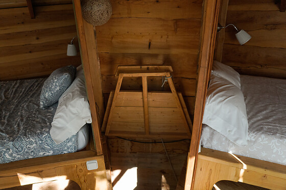 Dos noches en cabaña para 2 en La Cabaña del árbol del Vilaró en Vidrá (Girona)