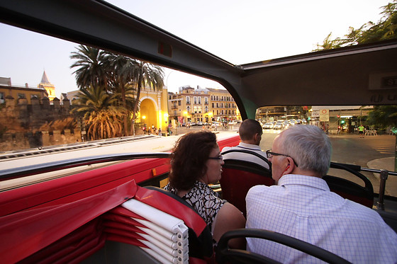 Un tour panorámico en autobús para 2 en City Sightseeing Sevilla en Sevilla