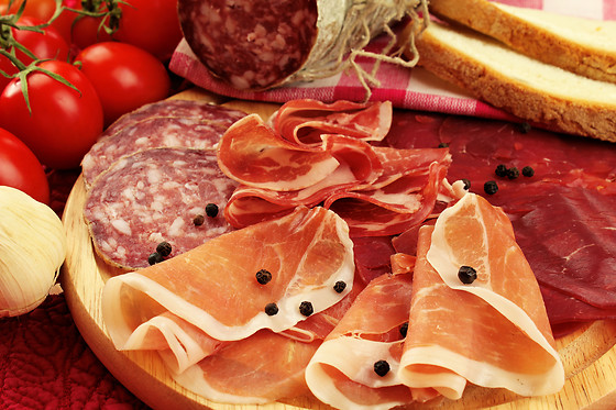 Interjamón en Trevélez (Granada)