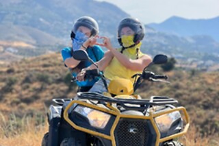 Una ruta en quad para 2 en Aventouralia en Las Lagunas de Mijas (Málaga)