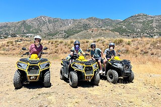 Una ruta en quad para 2 en Aventouralia en Las Lagunas de Mijas (Málaga)
