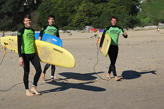 Clase privada de surf o paddle surf en Suances (Cantabria)
