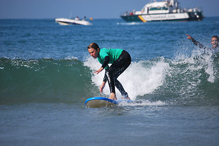 Clase privada de surf o paddle surf en Suances (Cantabria)