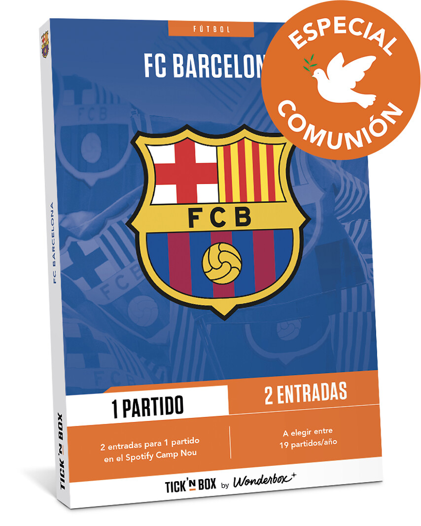 Especial Comunión: FC Barcelona - 2 entradas