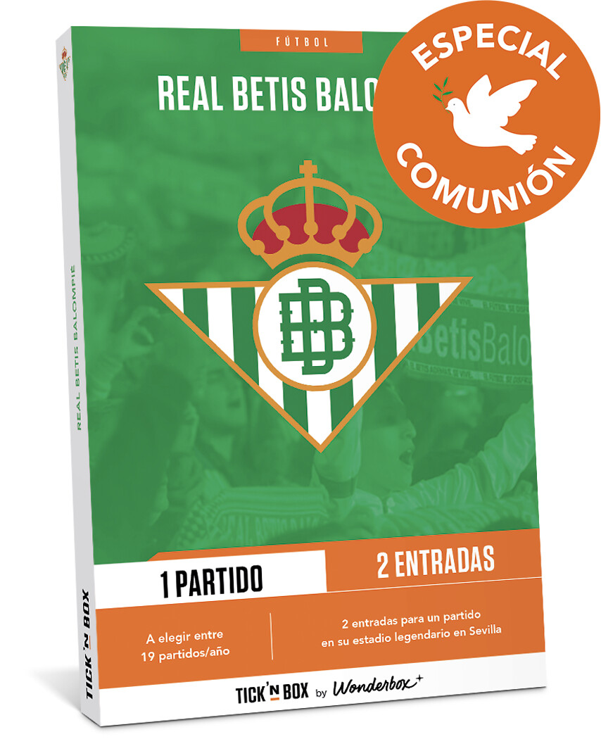 Especial Comunión: Real Betis Balompié - 2 entradas