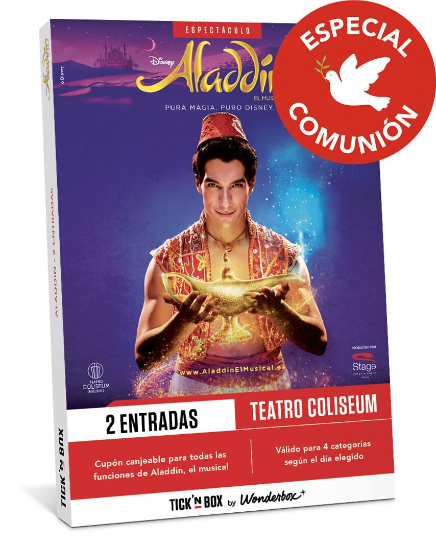 Especial Comunión: Aladdin - 2 personas