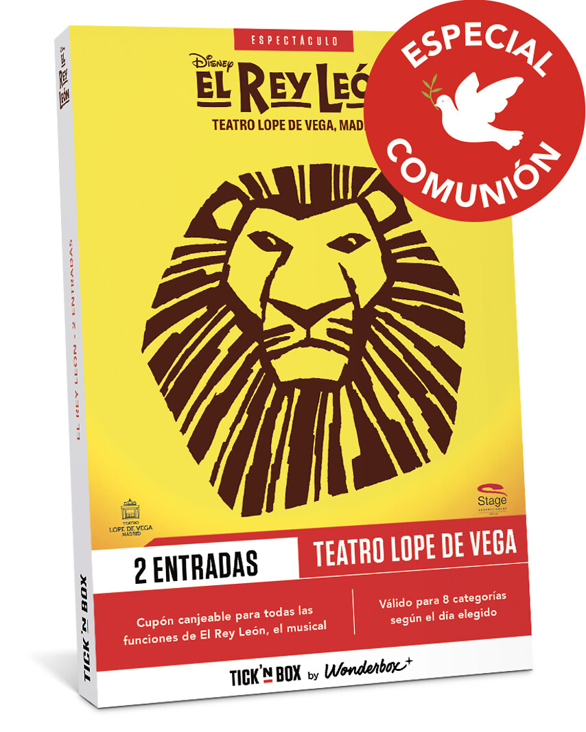 Especial Comunión: El Rey León - 2 entradas