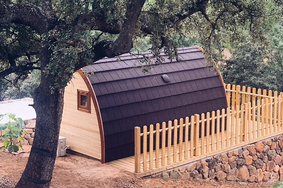 Una noche en una Cabaña para 2 adultos en Cork Valley en Toledo