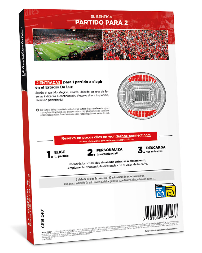 SL Benfica Classic - 2 entradas