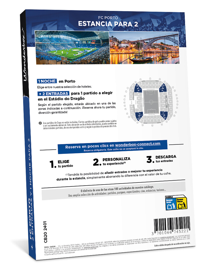 FC Porto - 1 partido + 1 noche