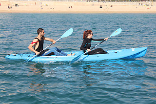 Kayak en Barcelona