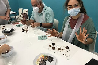 Un taller lúdico con chocolate para 2 en Taller de Chocolate en Barcelona