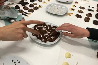 Un taller lúdico con chocolate para 2 en Taller de Chocolate en Barcelona