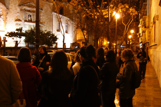 Ruta nocturna en Valencia