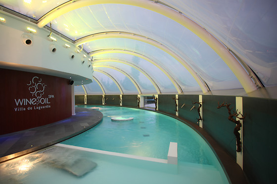 Un acceso a espacio bienestar para 2 en Wine&Oil Spa Villa de Laguardia en Laguardia (Álava)