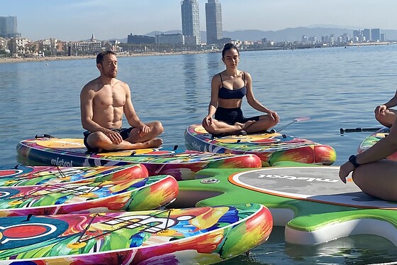 Una clase de Wakefoil y fotografías para 1 en Sea You Barcelona en Barcelona