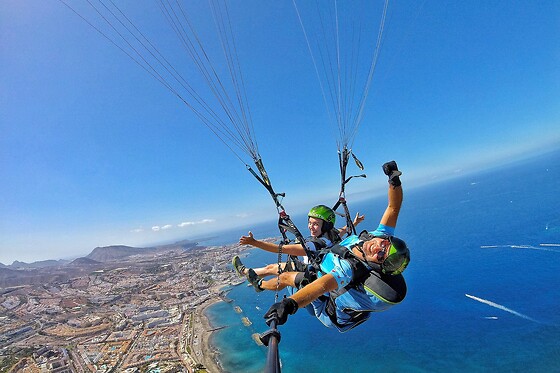Un vuelo Bonze flight para 1 en Airsports Tenerife en Costa Adeje (Santa Cruz de Tenerife)
