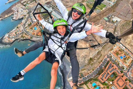 Un vuelo Bonze flight para 1 en Airsports Tenerife en Costa Adeje (Santa Cruz de Tenerife)