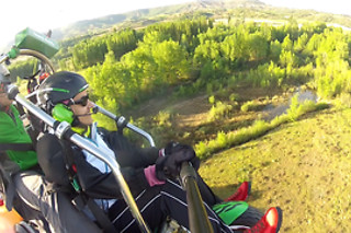 Vuelo en parapente biplaza en Alarilla (Guadalajara)