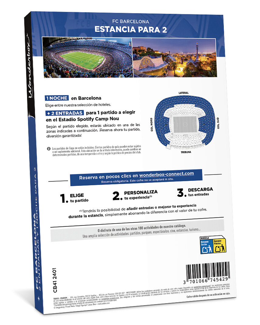 FC Barcelona - 1 partido + 1 noche