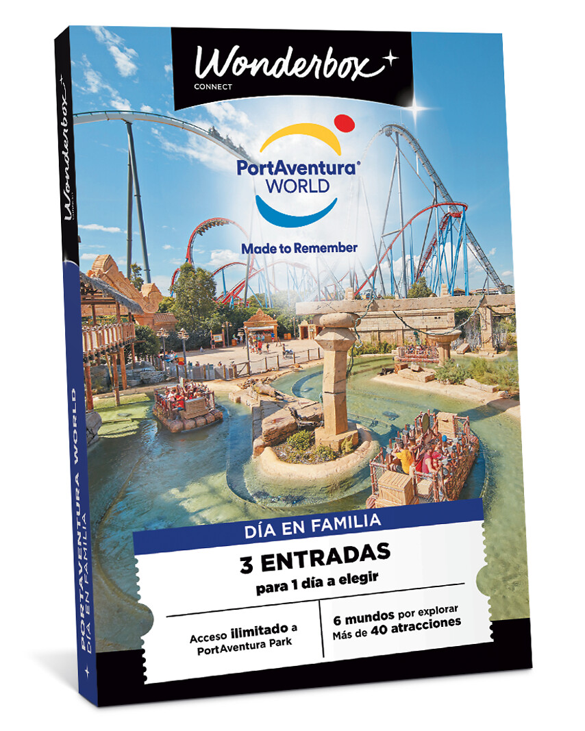 PortAventura - 1 día / 1 parque / 2 adultos + 1 niño