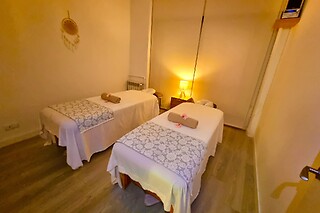 Un masaje en pareja zen relajante con aromaterapia en Zen Masahe en Madrid