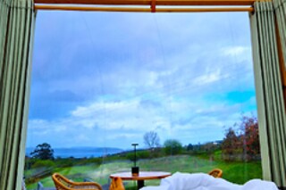 Una noche bajo las estrellas en una burbuja con desayuno para 2 en Luzada Glamping Burbujas en Xove (Lugo)