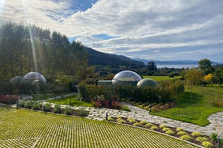 Una noche bajo las estrellas en una burbuja con desayuno para 2 en Luzada Glamping Burbujas en Xove (Lugo)