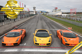 Conduce un Ferrari F430 y un Lamborghini Gallardo por carretera en Los Arcos (Navarra) - Fórmula GT