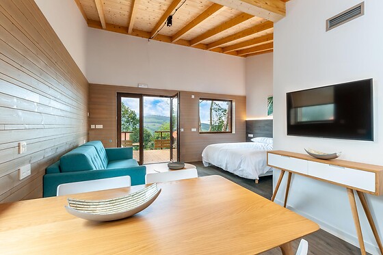 Una noche con desayuno para 2 en Complejo Turístico Cieloastur en Linares de Proaza (Asturias)