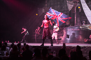 Una entrada sector VIP captains table en Show Pirates Adventure en Magaluf (Islas Baleares)