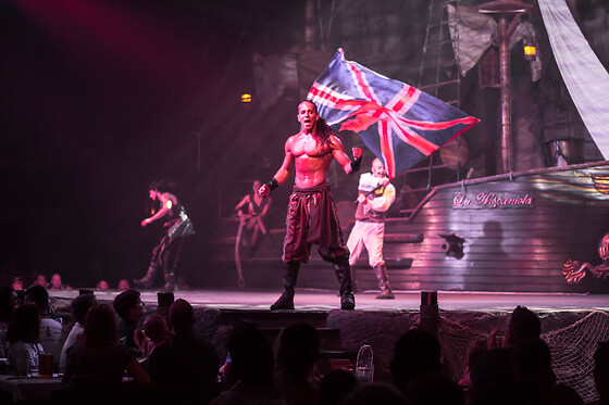 Una entrada sector VIP captains table en Show Pirates Adventure en Magaluf (Islas Baleares)