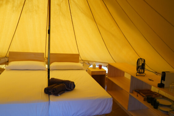 Dos noches en tienda para 2 en Camping Alfacs en Alcanar (Tarragona)