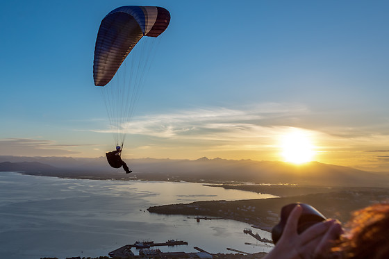 Vuelo en parapente