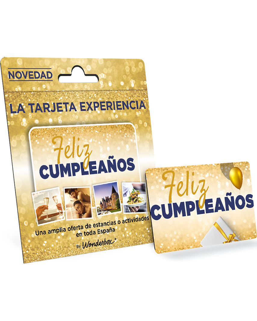 Tarjeta Experiencia Feliz Cumpleaños