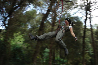 Circuito de aventura entre los árboles en Arenys de Munt (Barcelona)
