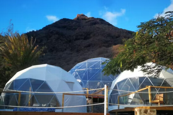Dos noches con cenas para 2 en Eco Domo-Blue Ocean Camp en La Aldea de San Nicolás ( Las Palmas)